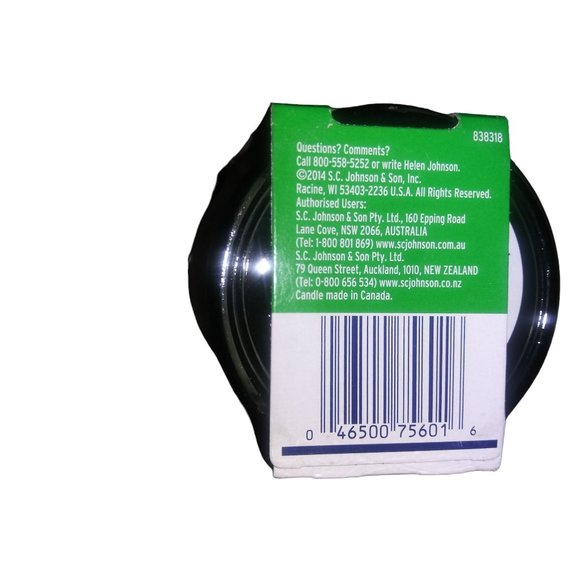 Glade Sparkling Spruce Holiday Candle 3.8 oz 2014 Holiday Evergreen Candle New - Picture 6 of 7